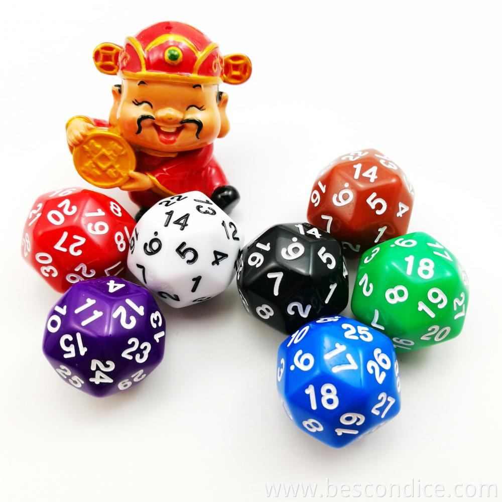 Multi Sides Dice 30 Sides Gaming Dice Multi Sides Dice 30 Sides Gaming Dice